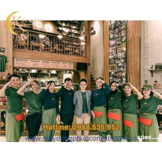 Đồng phục quán cafe